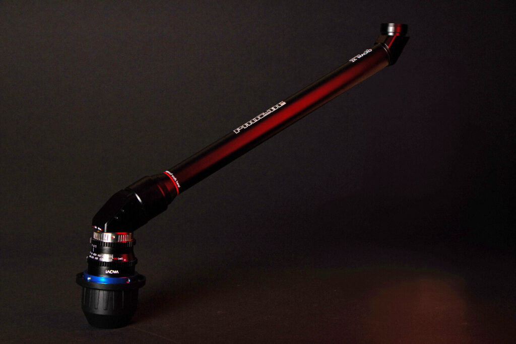 A groundbreaking full-frame cinema lens system, offering unmatched creative versatility for extreme close-up, top-down, and high-angle shooting.